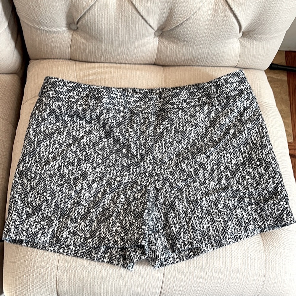 Express Black and White Women Shorts